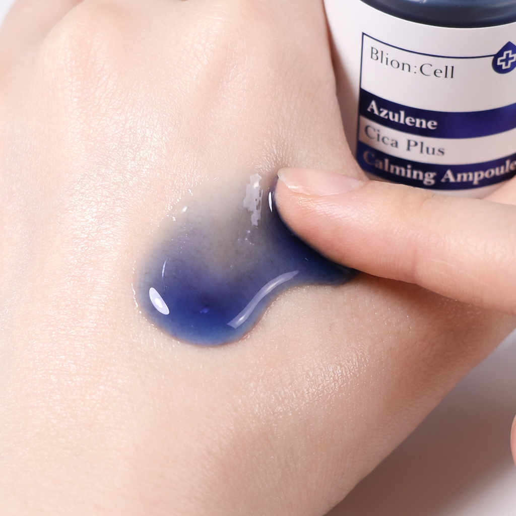 Blue Azulene Cica Plus ampoule texture